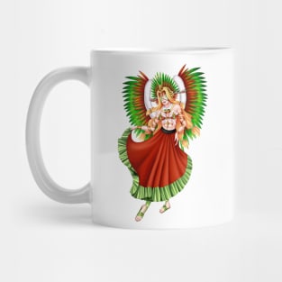 Christmas Quetzalcoatl Skirt Tecnica Mask Mug